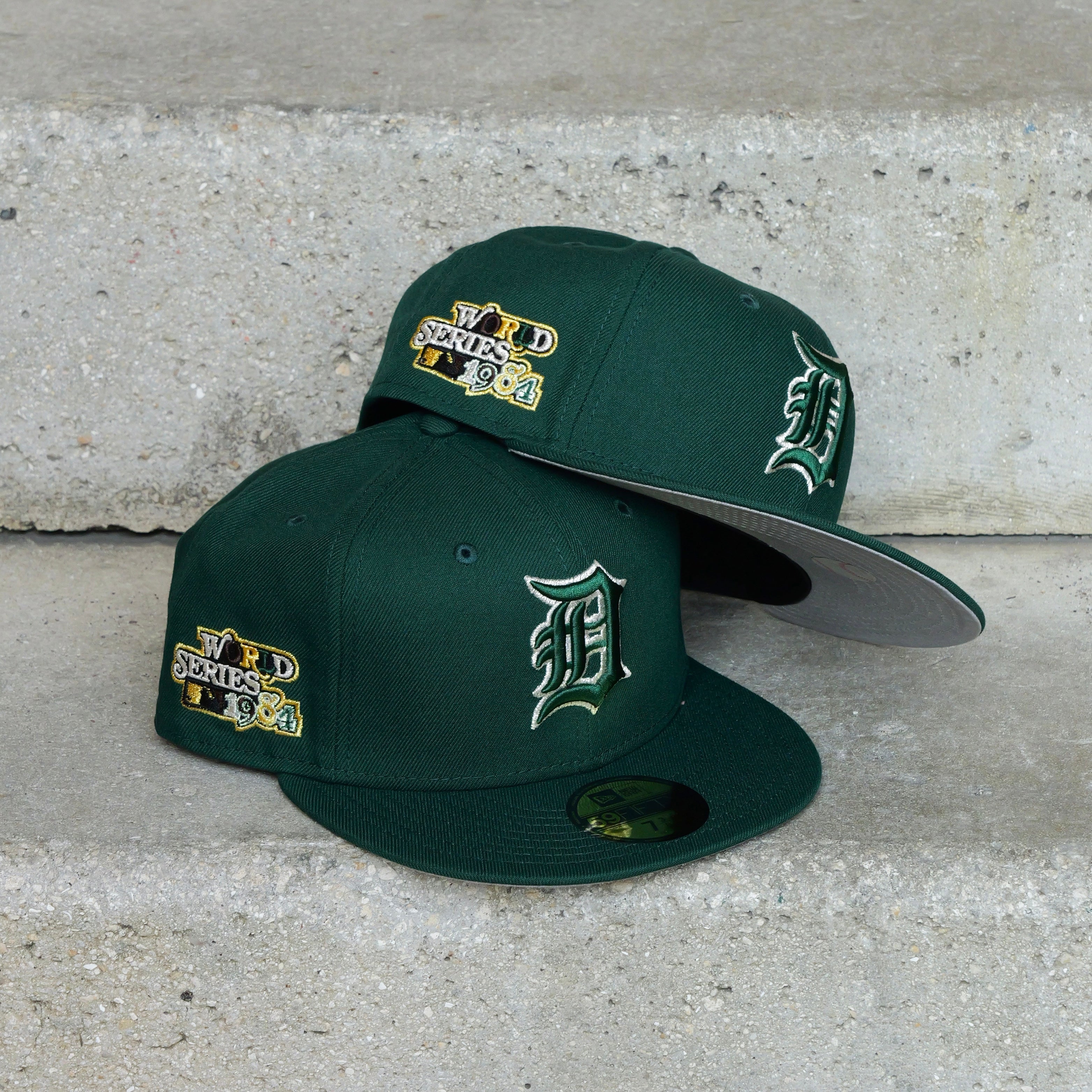 New Era Detroit Tigers 1984 World Series Side Patch Fitted (Dark Green)