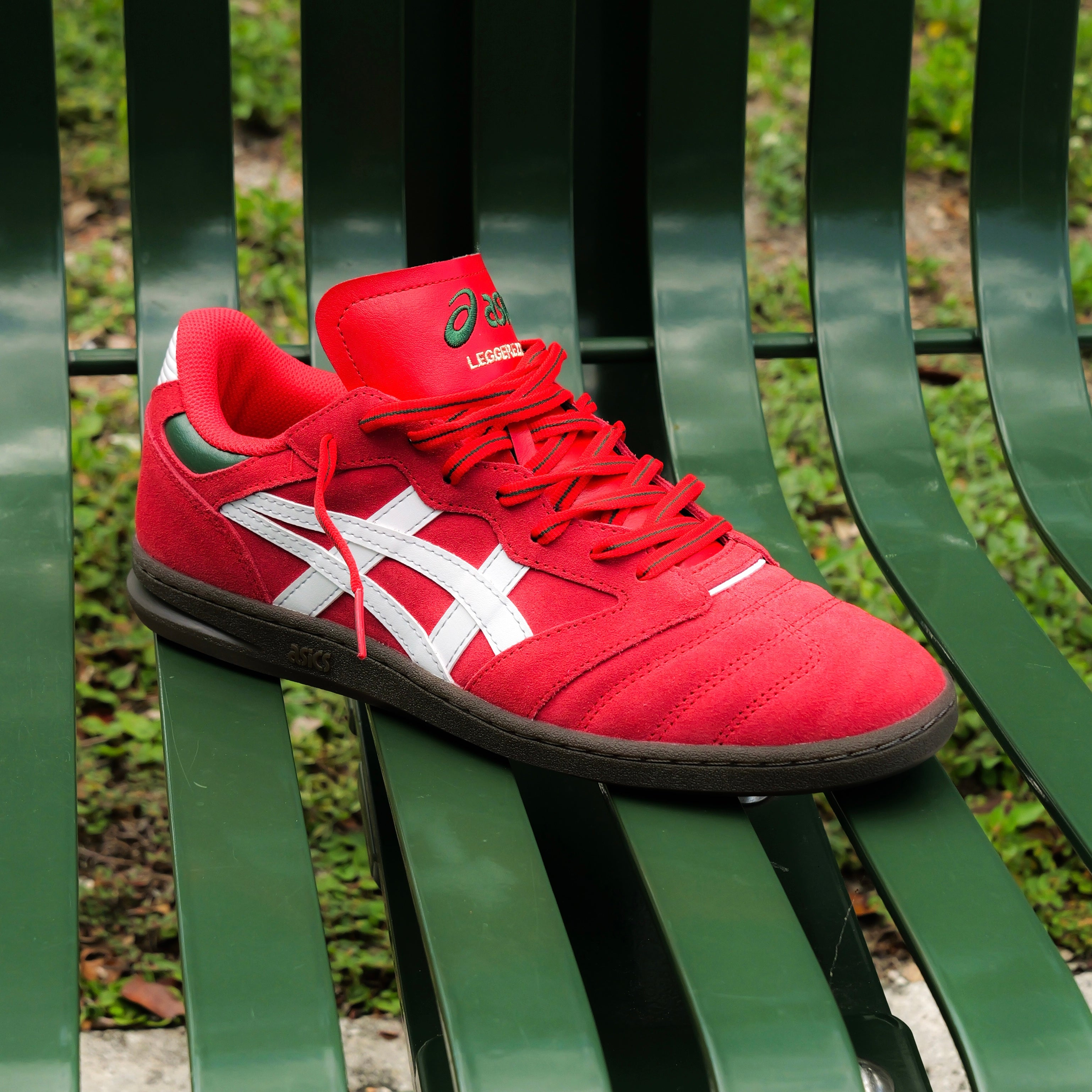 Mens Asics LEGGEREZZA ST (Classic Red/White)