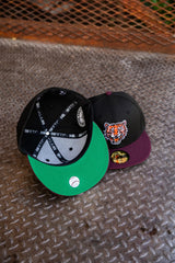 New Era Detroit Tigers Tiger Stadium Green UV (Black/Maroon) 59Fifty Fitted - New Era