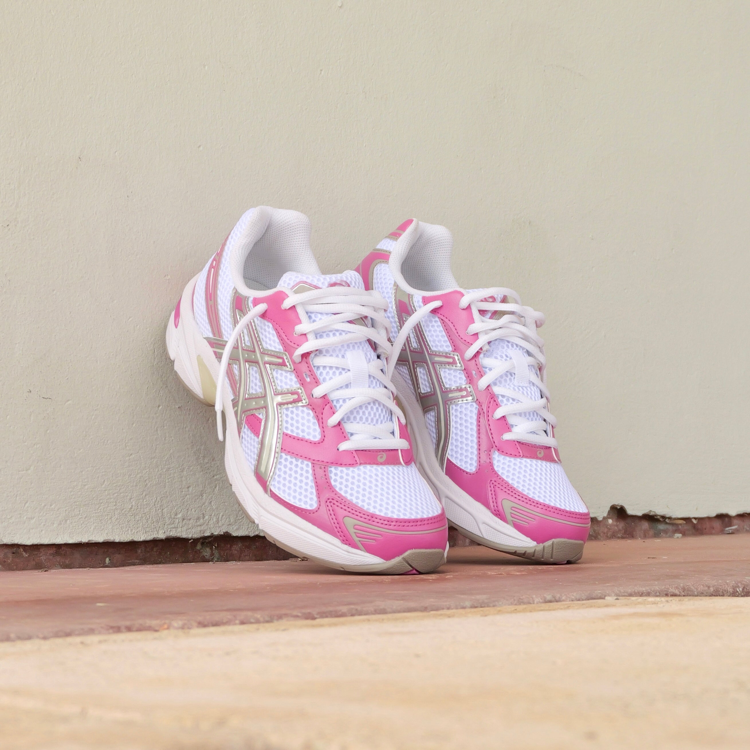 Mens Asics Gel-1130 (White/Old Rose)