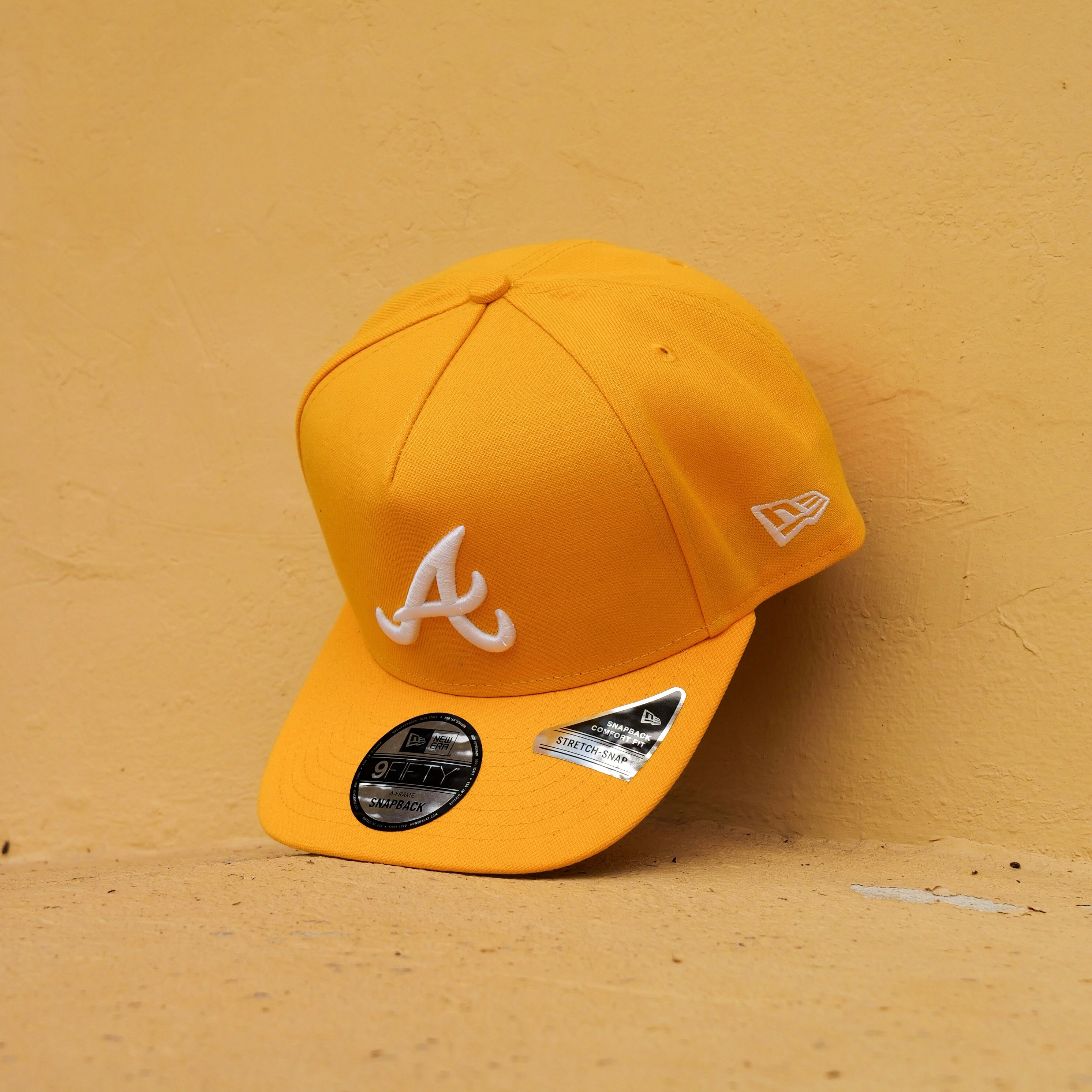 New Era Atlanta Braves 30th Season 9FIFTY A-Frame Snapback-(Gold)