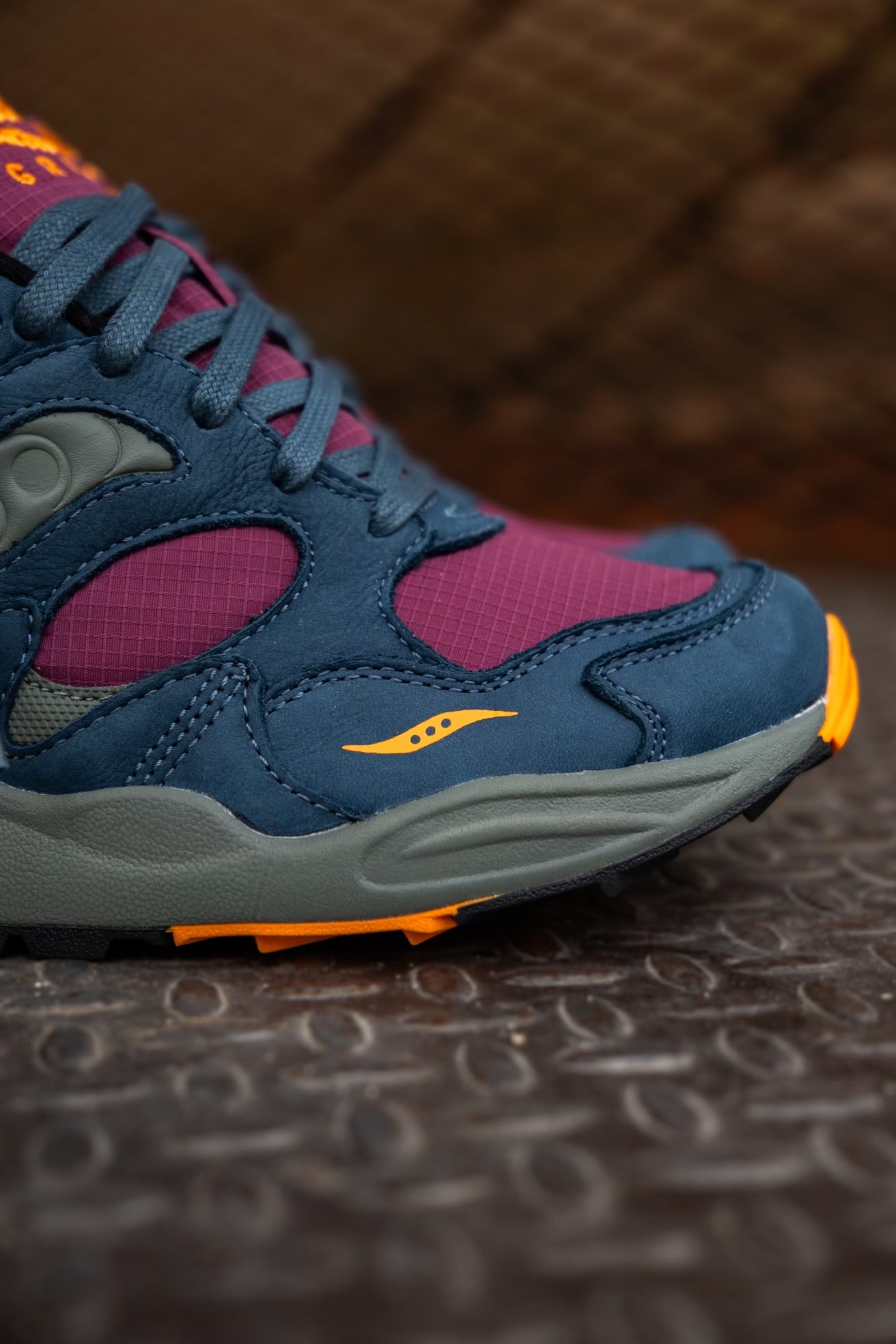 Mens Saucony Grid Shadow 2 Premium (Purple/Blue) - Saucony