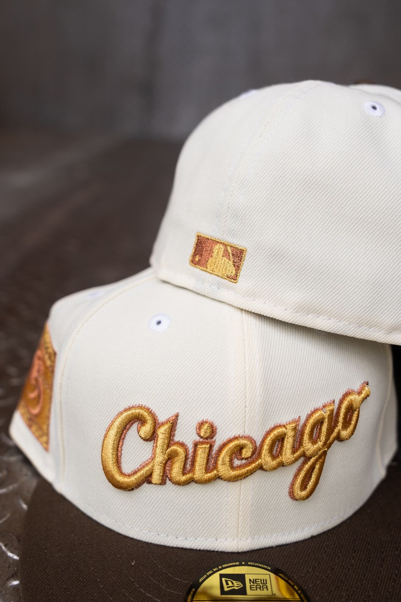 New Era Chicago White Sox 95th Anniversary Grey UV (Off White/Walnut) 59Fifty Fitted - New Era