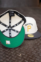 New Era Bristol Pirates Green UV (Off White/Graphite) 59Fifty Fitted - New Era