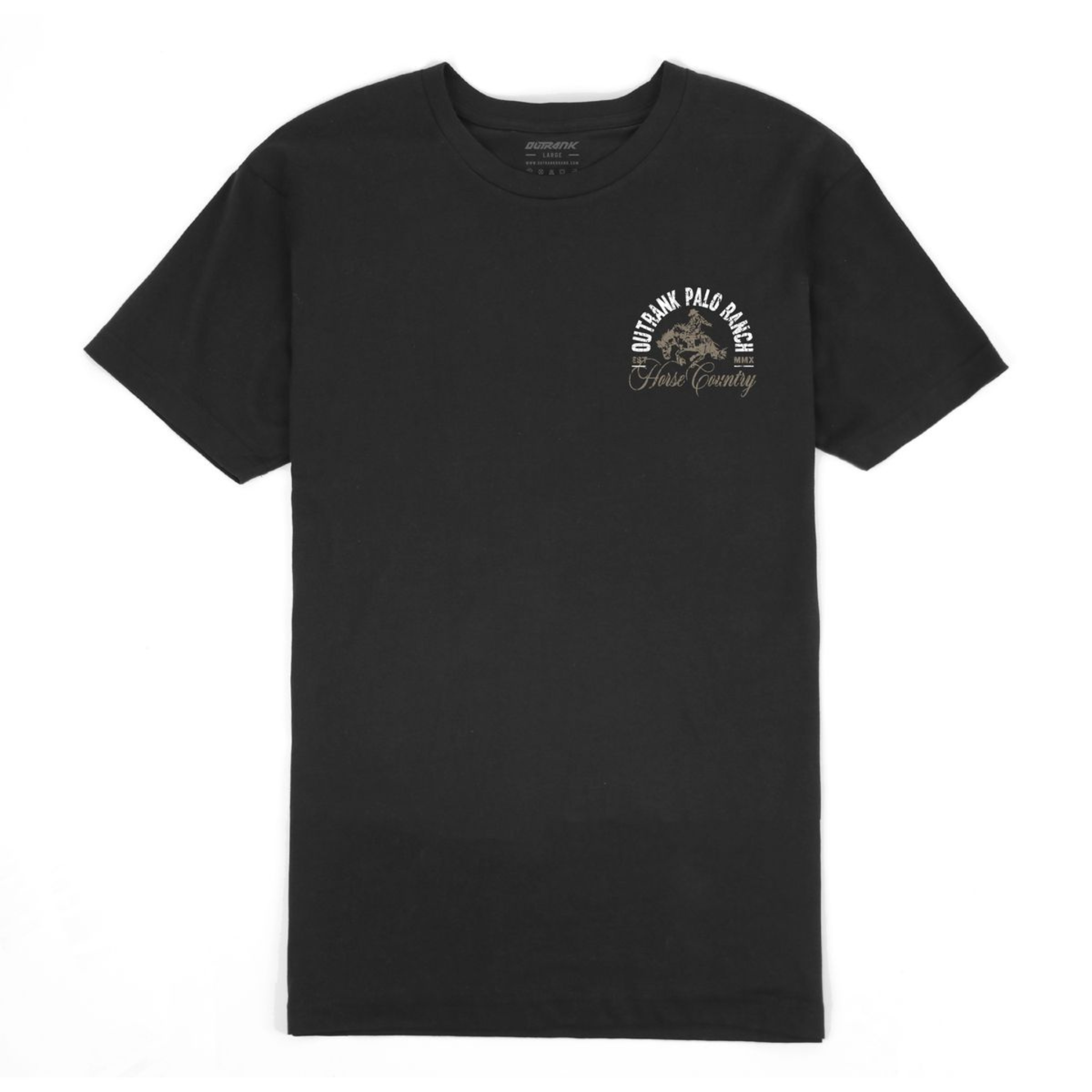 Outrank "Horse Country" Tee (Black) - Outrank