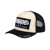 Godspeed "GS E Pluribus" Trucker Hat (White/Black) - Godspeed