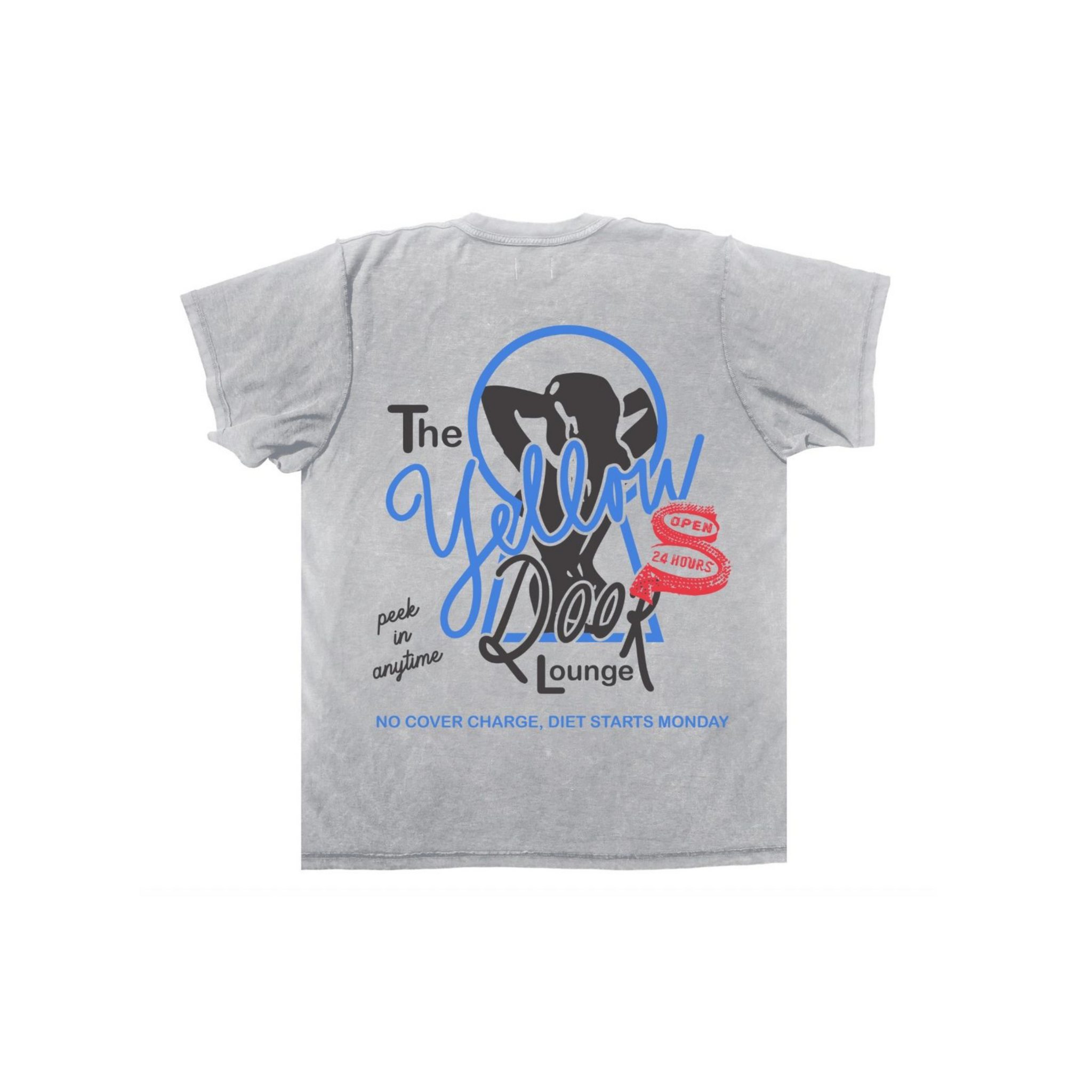 Diet Starts Monday Yellow Door Tee (Heather Grey) - Diet Starts Monday