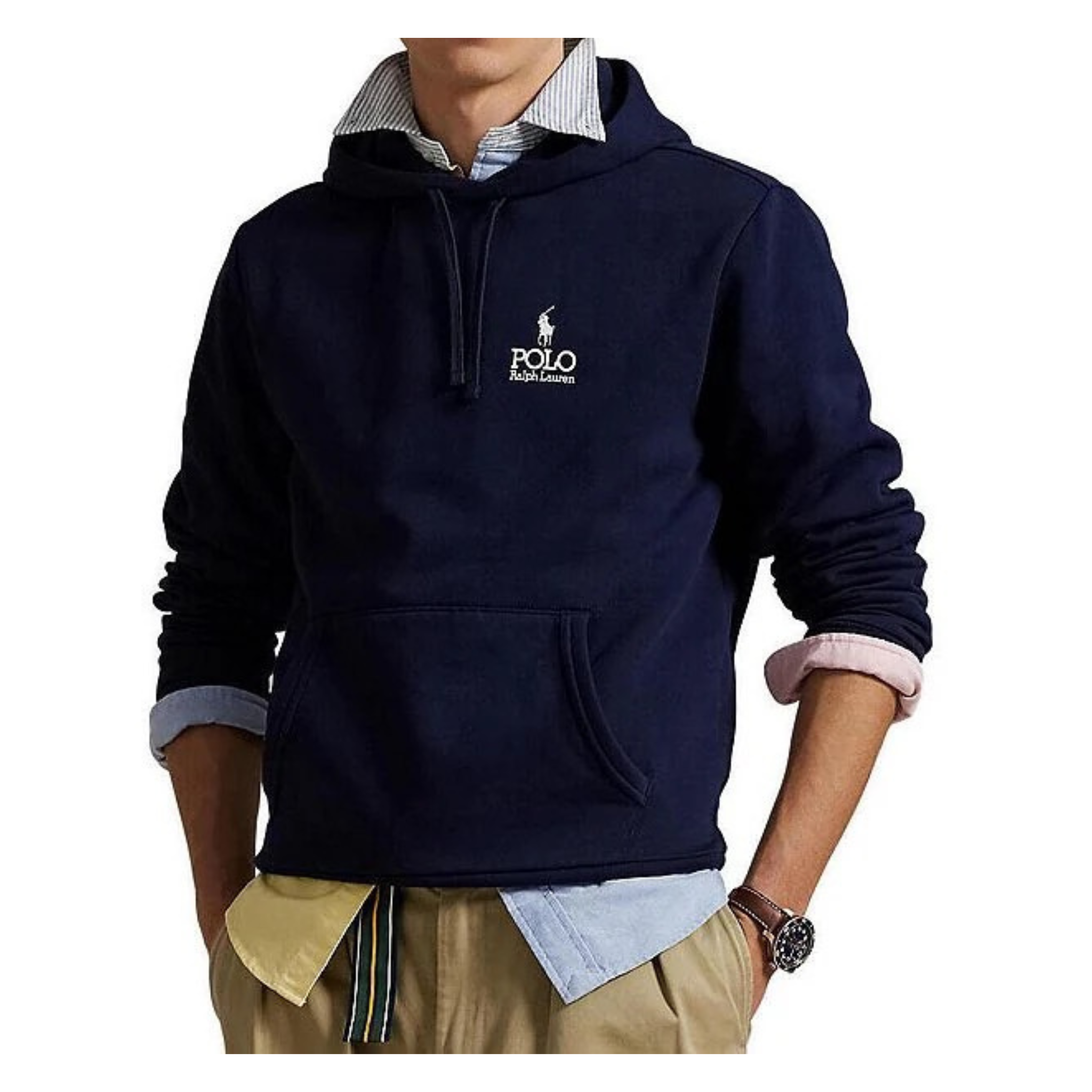 Polo Ralph Lauren Fleece Hoodie (Cruise Navy)