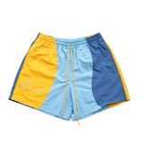 Diet Starts Monday Panel Bay Short (Blue/Multi) - Diet Starts Monday