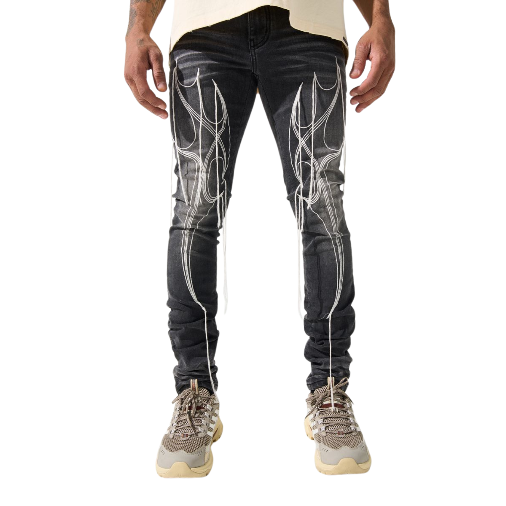 Serenede "Roots" Jeans (Vintage Washed Black) - Serenede
