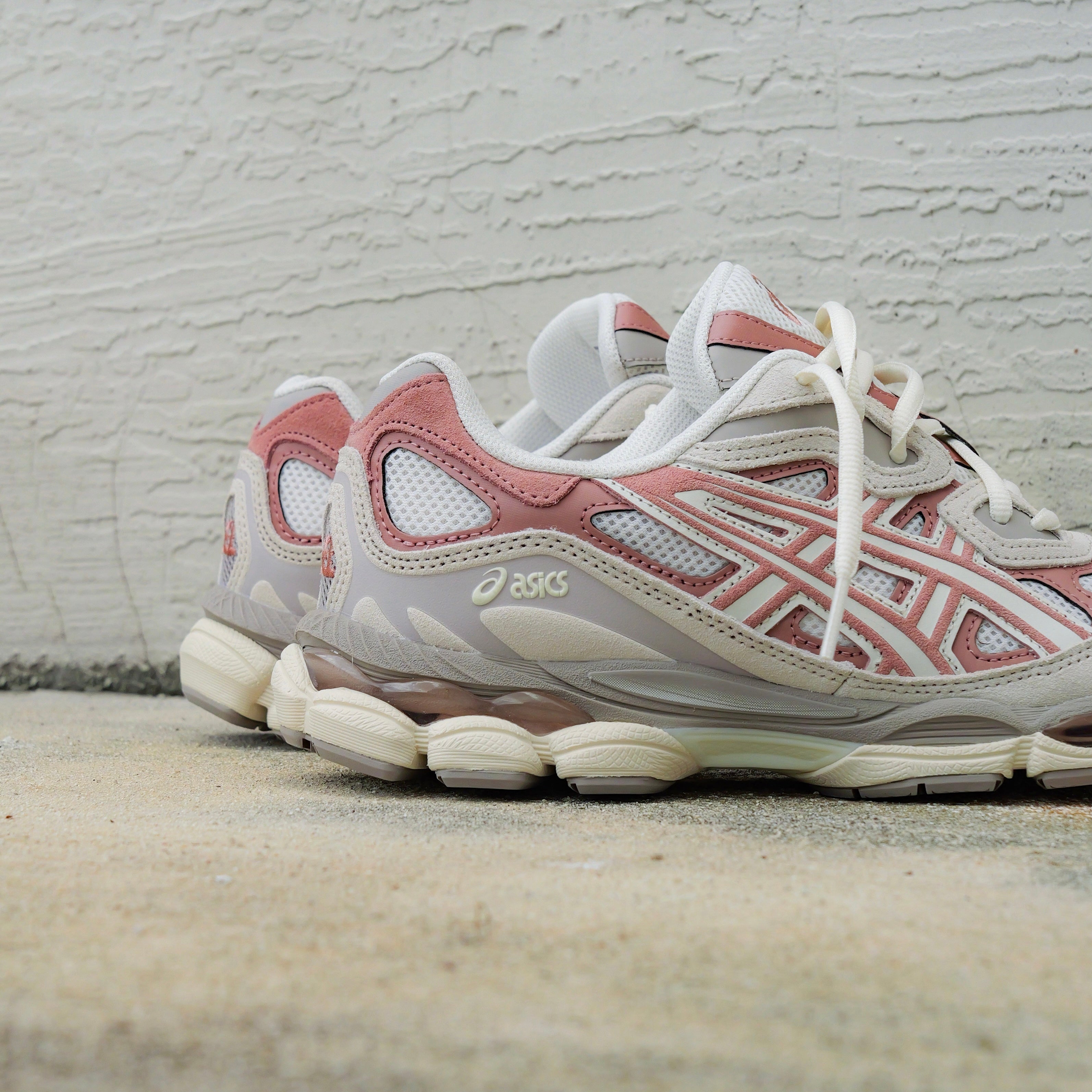 Mens Asics Gel-NYC (Cream/Umeboshi)