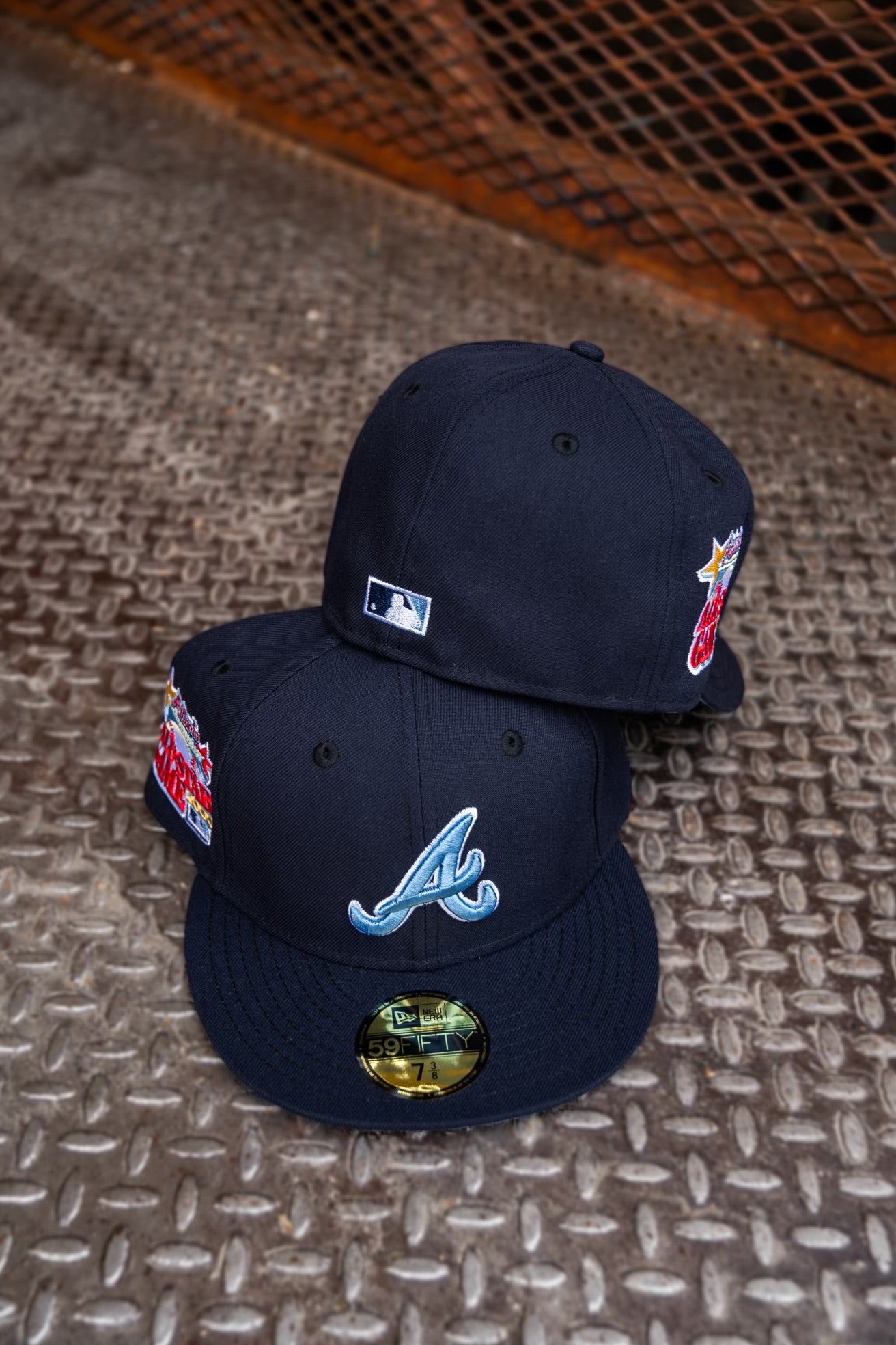 New Era Atlanta Braves 2000 All-Star Game Sky UV 59Fifty Fitted (Navy) - New Era
