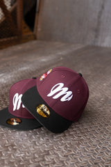 New Era Diablos Rojos Del Mexico Grey UV (Maroon/Black) 59Fifty Fitted - New Era