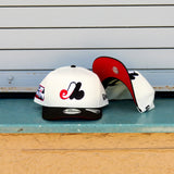 New Era Montreal Expos Stade Olympique 9FIFTY A-Frame Snapback-(Cream/Black)