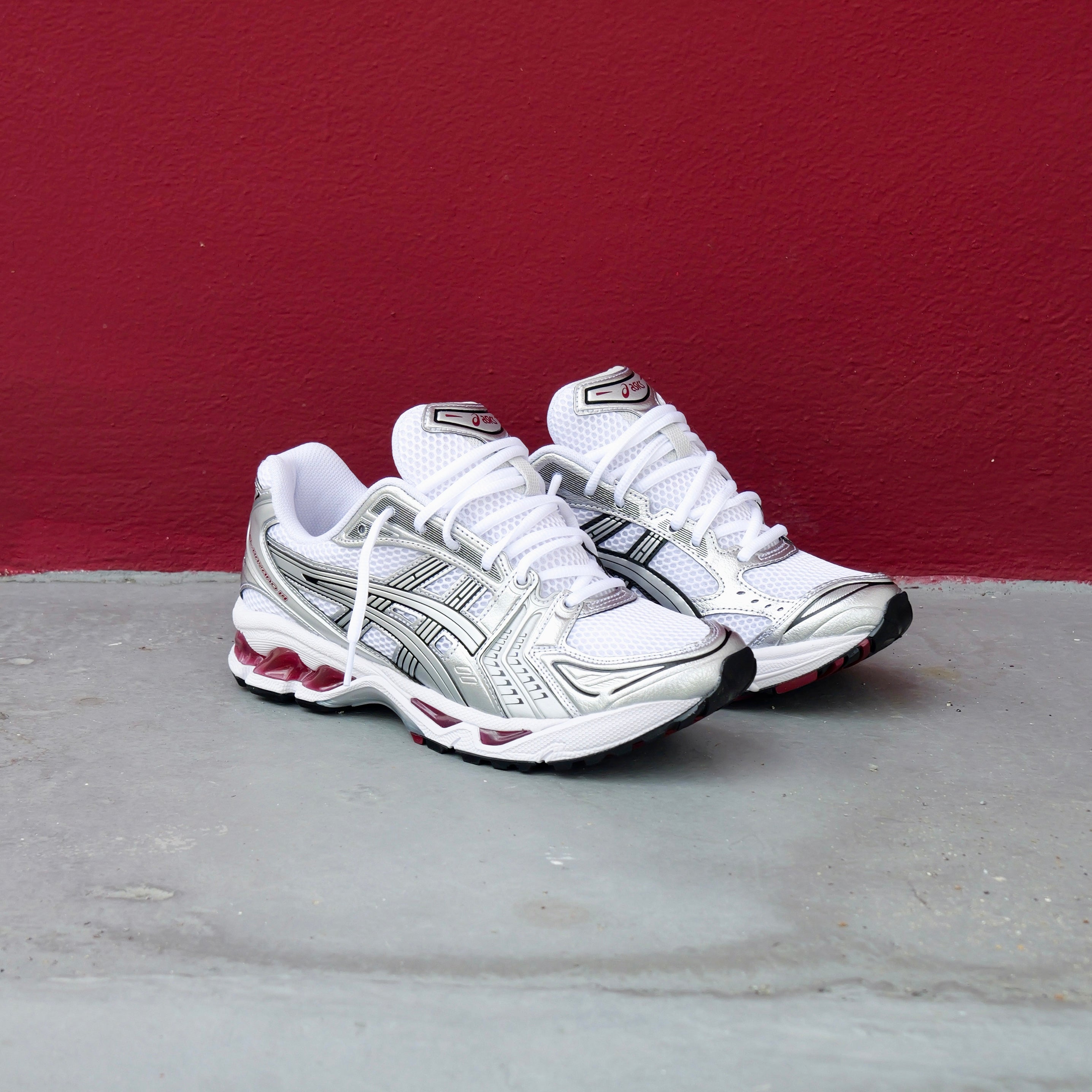 Mens Asics Gel-Kayano 14 (White/Pure Silver)