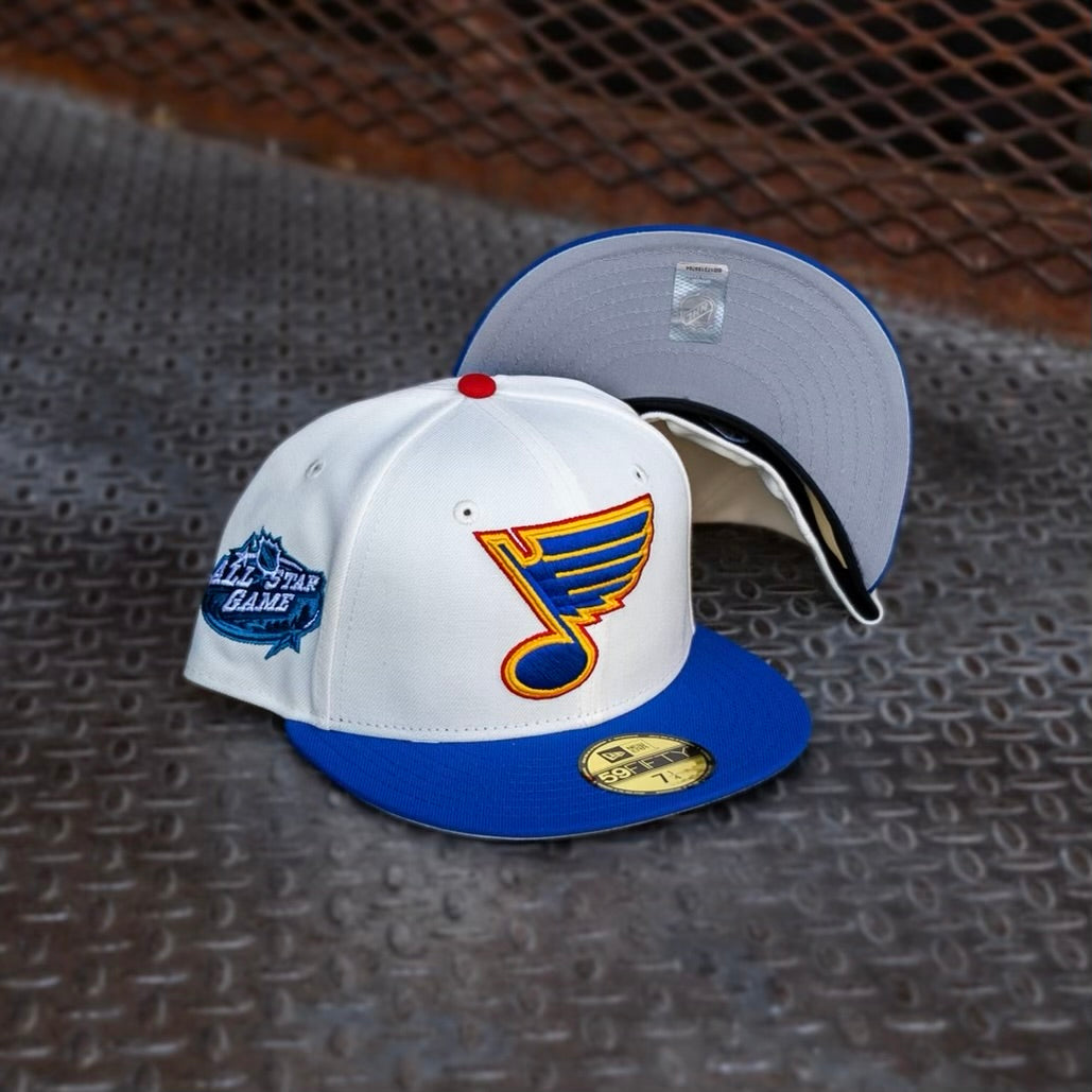 New Era St. Louis Blues All-Star Game Grey UV (Off White/Royal) 59Fifty Fitted - New Era