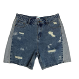 DRY ROT "Repaired" Denim Shorts (Blue) - Dry Rot