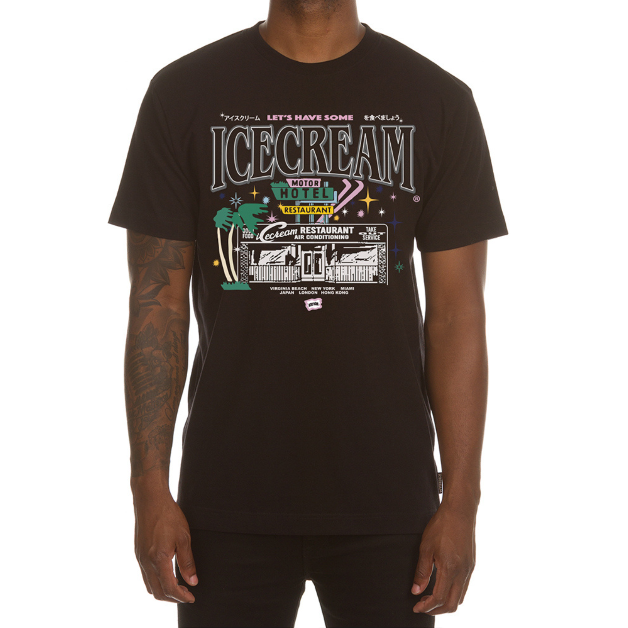 Icecream "Store Front" SS Tee (Black)