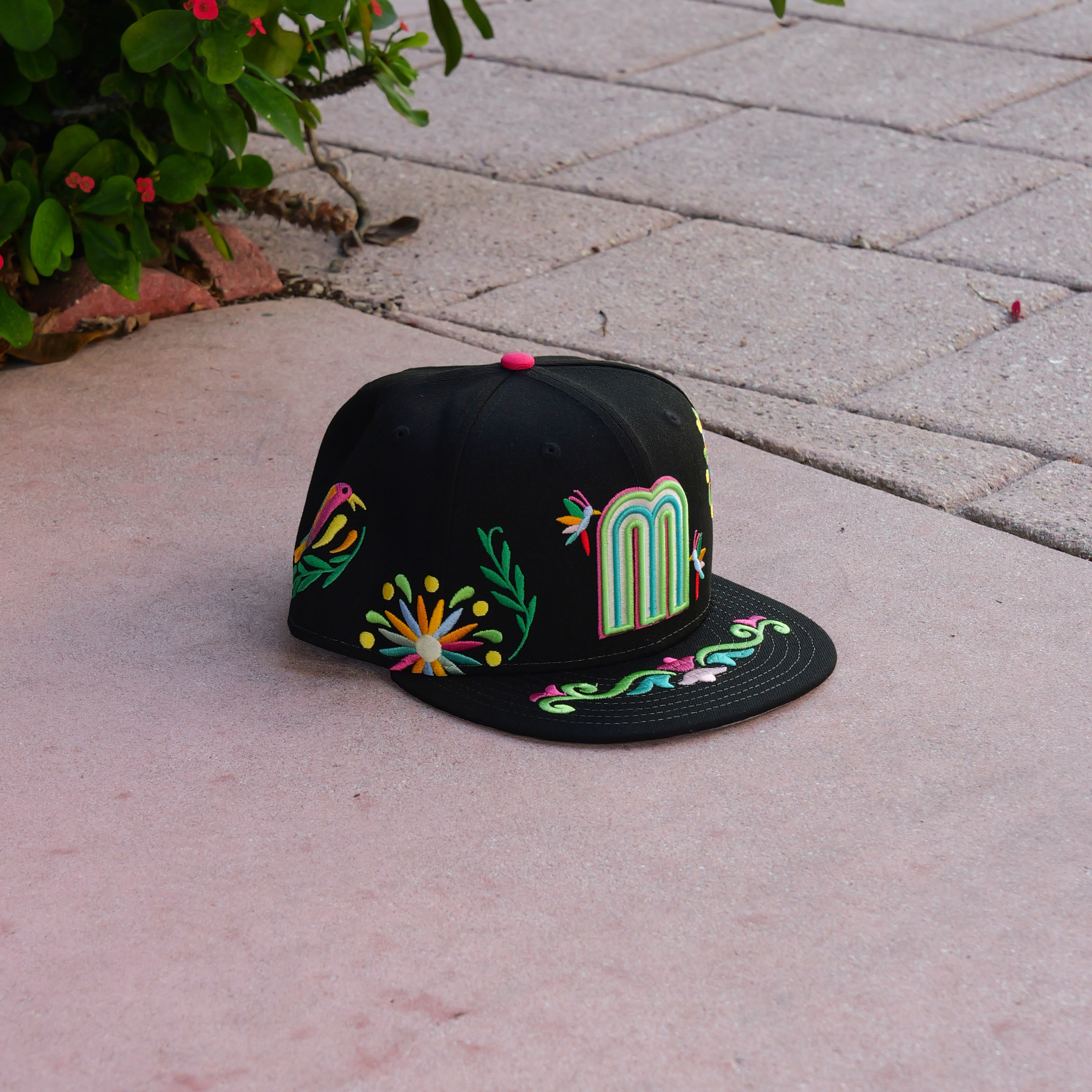 Mexico Baseball New Era 2026 World Baseball Classic 59FIFTY Fitted Hat - Black/Multi