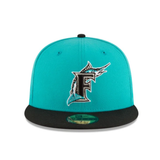 New Era Florida Marlins ON-FIELD 1997 World Series Grey UV (Teal/Black)
