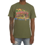 Billionaire Boys Club BB Leopard SS Tee (Loden Green) - Billionaire Boys Club