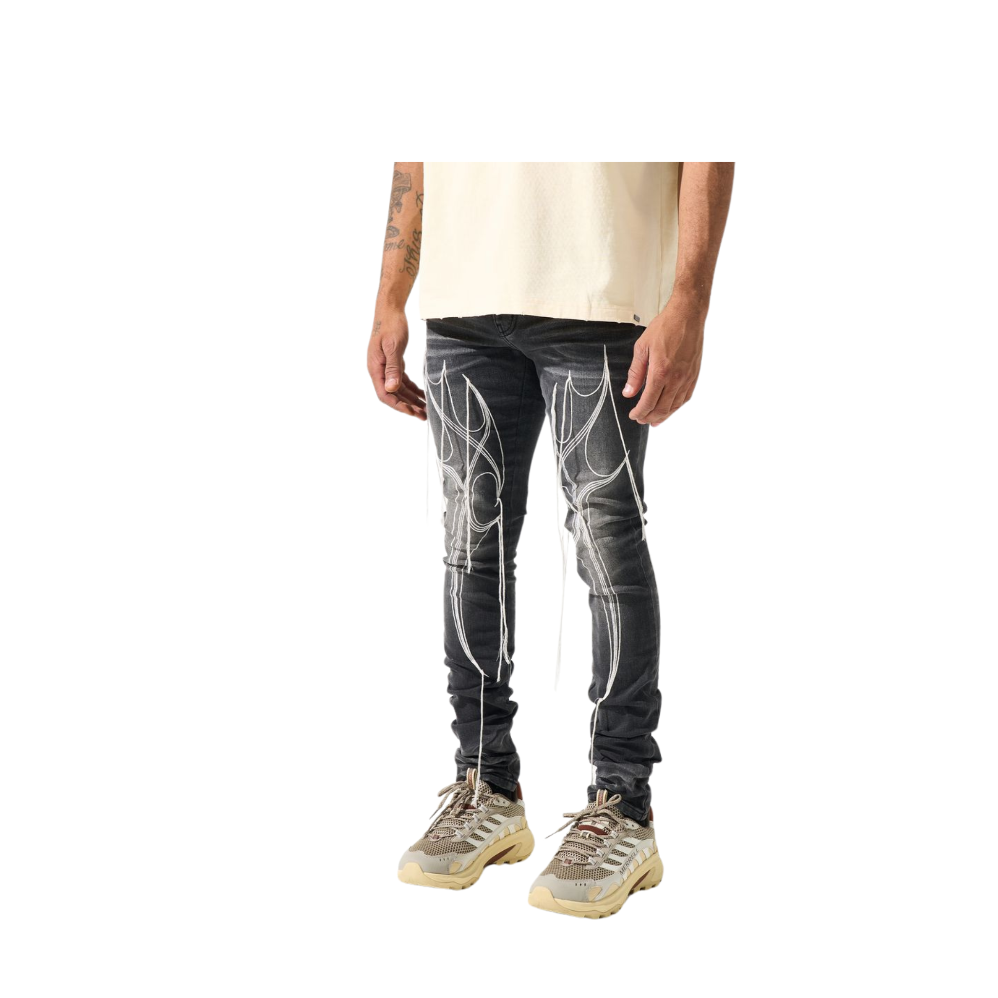 Serenede "Roots" Jeans (Vintage Washed Black) - Serenede