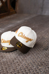 New Era Chicago White Sox 95th Anniversary Grey UV (Off White/Walnut) 59Fifty Fitted - New Era