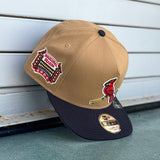 New Era St. Louis Cardinals 2006 Inaugural Season Grey UV 9Fifty A-Frame Snapback (Khaki/Navy)