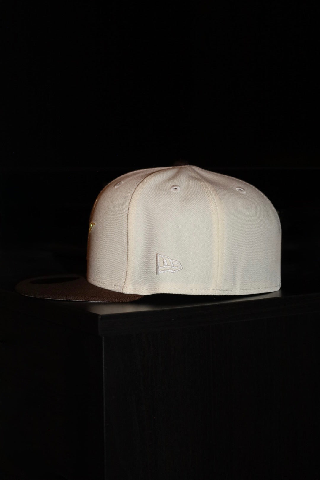 New Era Houston Astros Astrodome The Original Stadium Side Patch 59Fifty Fitted (Off White/Burnt Wood) - New Era