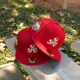 New Era Atlanta Braves 1999 World Series Side Patch Fitted (Red) - ST New Era