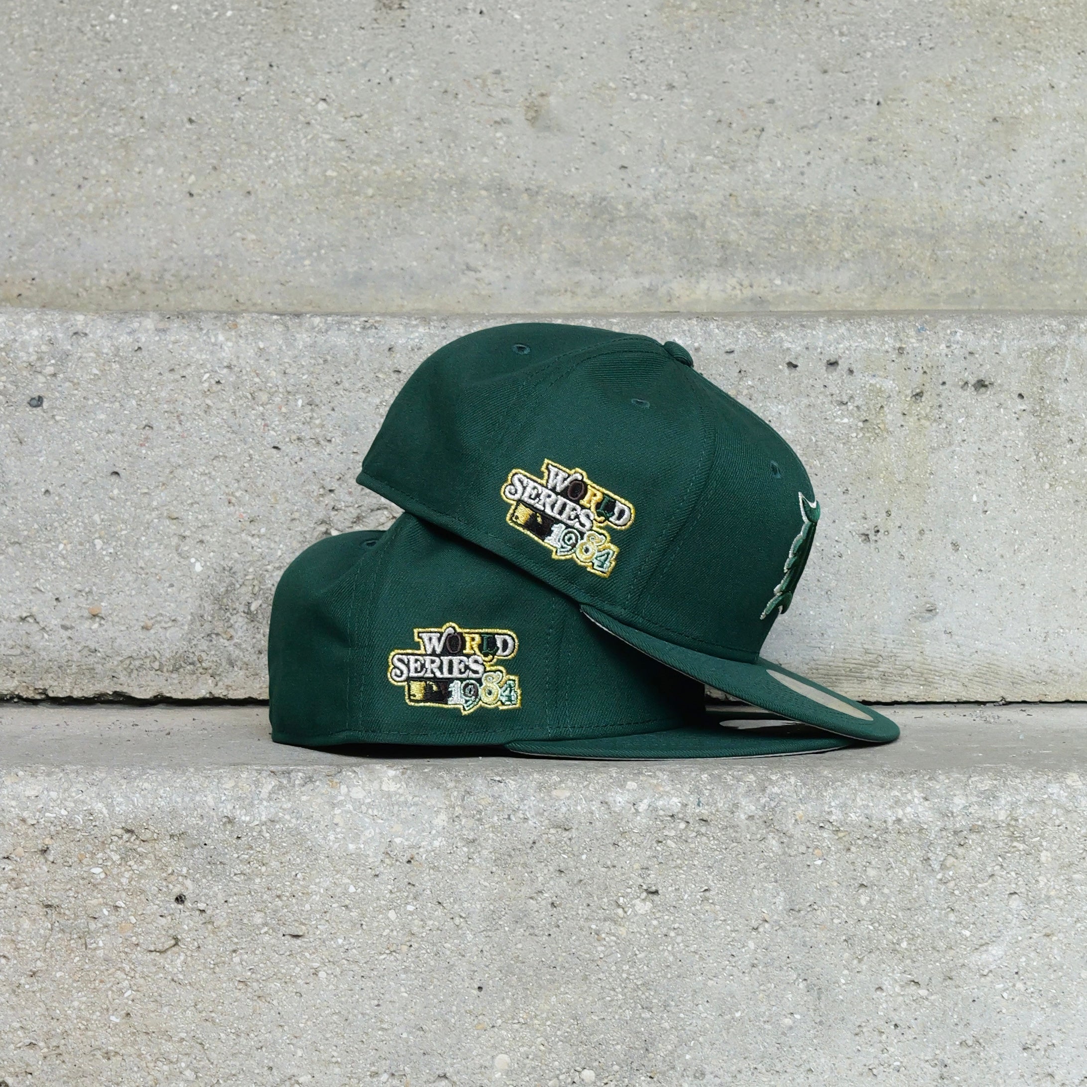 New Era Detroit Tigers 1984 World Series Side Patch Fitted (Dark Green)