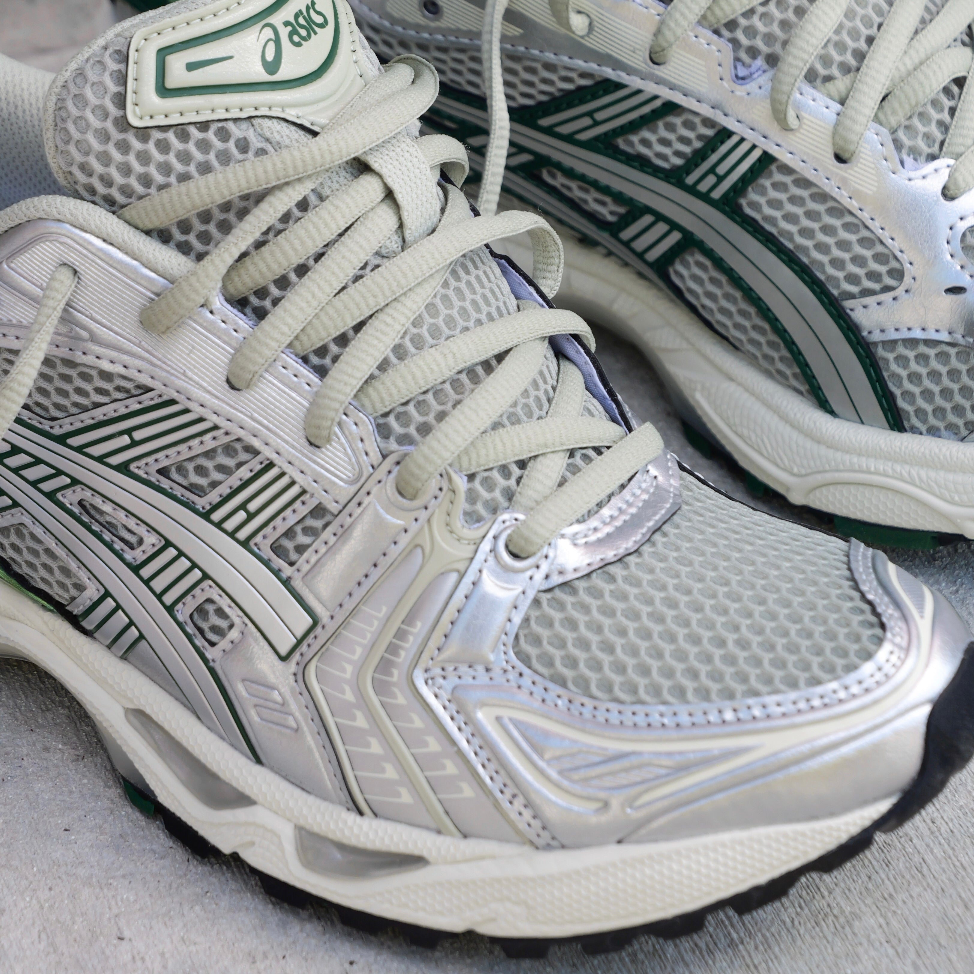 Mens Asics Gel-Kayano 14 (Dried Leaf Green/Pure Silver)