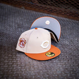 Cincinnati Reds 2003 Inaugural Season Grey UV (Mango Mocha/Orange) 59Fifty Fitted - New Era