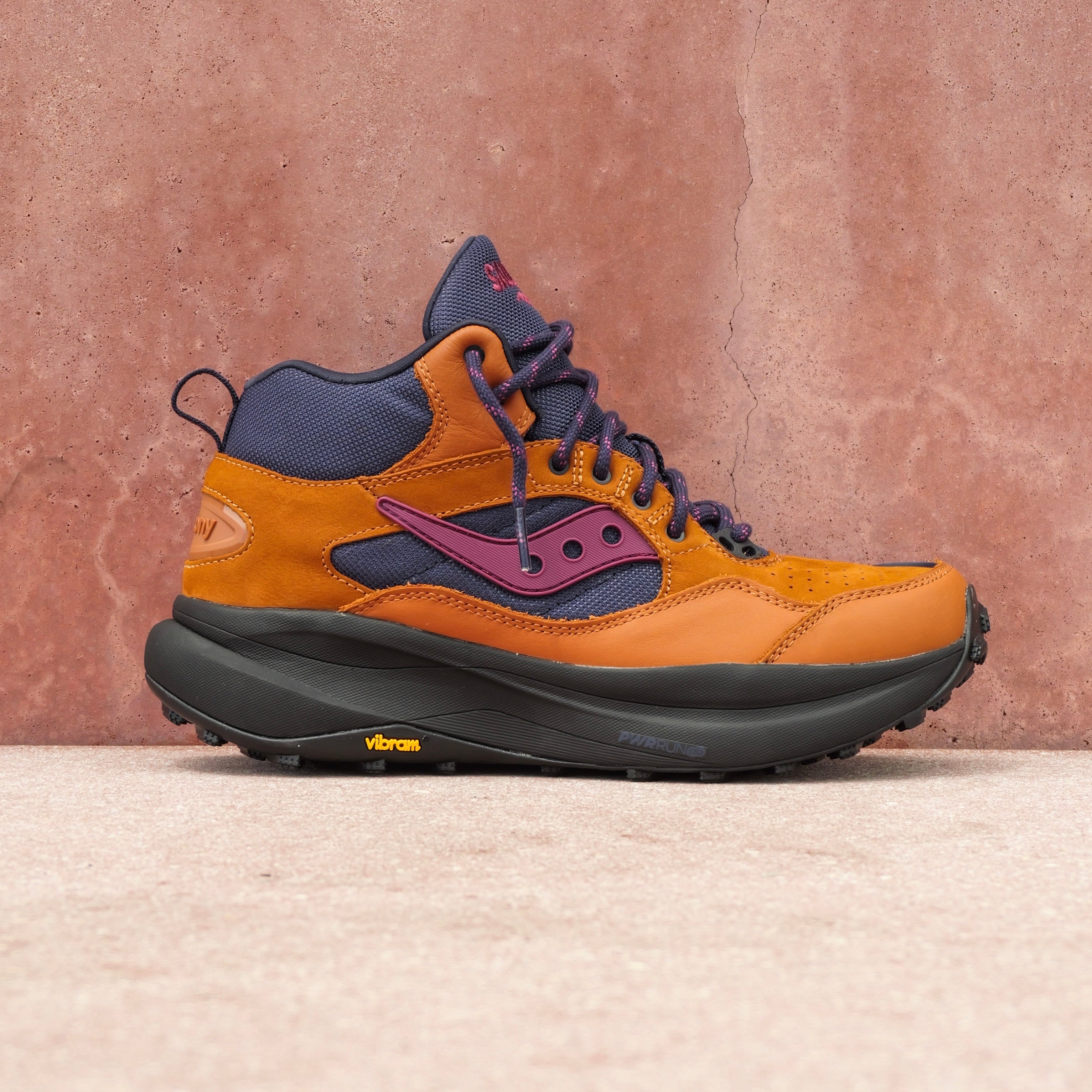 Mens Saucony Trekker LS (Ginger/Naval)