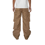 EPTM Baggy Moon Zip Cargo Pants (Khaki) - EPTM