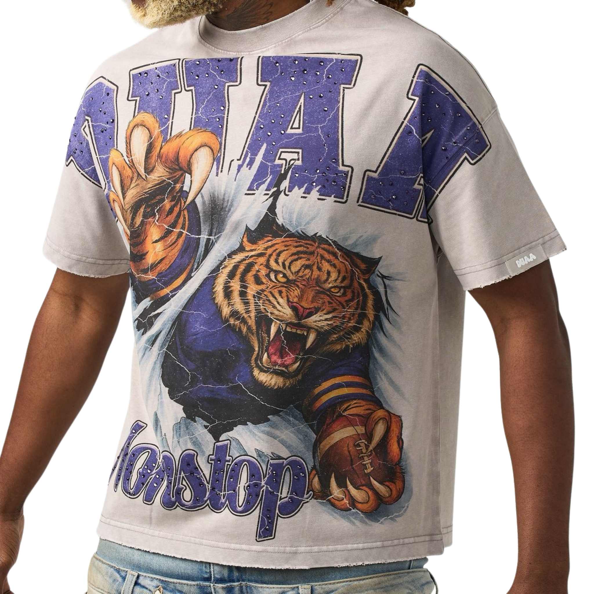 DUAA "Tiger" SS Tee (White)