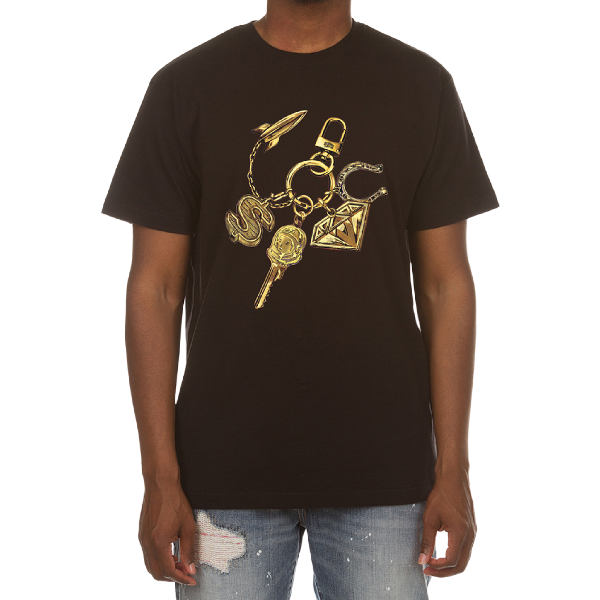 Billionaire Boys Club BB Keychain SS Tee (Black) - Billionaire Boys Club