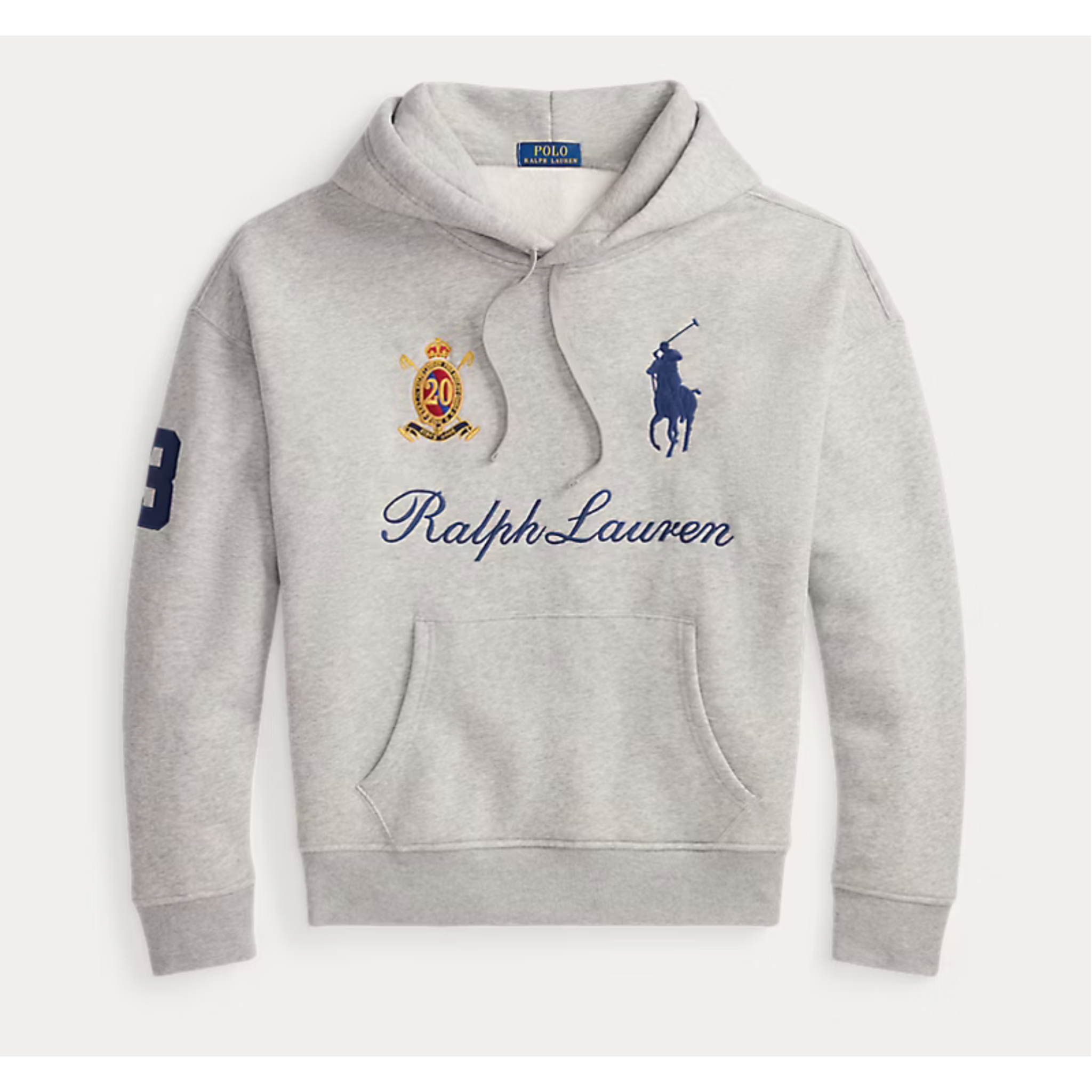 Polo Ralph Lauren Big Pony 20th Anniversary Hoodie (Andover Heather)