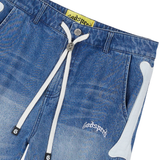 Godspeed "Fémur" Denim Shorts (Blue) - Godspeed