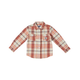 Kids Billionaire Boys Club BB Ranger L/S Flannel (Red) - Billionaire Boys Club