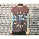 DSM "Bolt Panel" Long Sleeve - (Vintage Black/Blue)