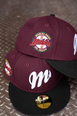 New Era Diablos Rojos Del Mexico Grey UV (Maroon/Black) 59Fifty Fitted - New Era