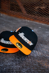 New Era Houston Astros 45th Anniversary Sky UV (Black/Orange) 59Fifty Fitted - New Era