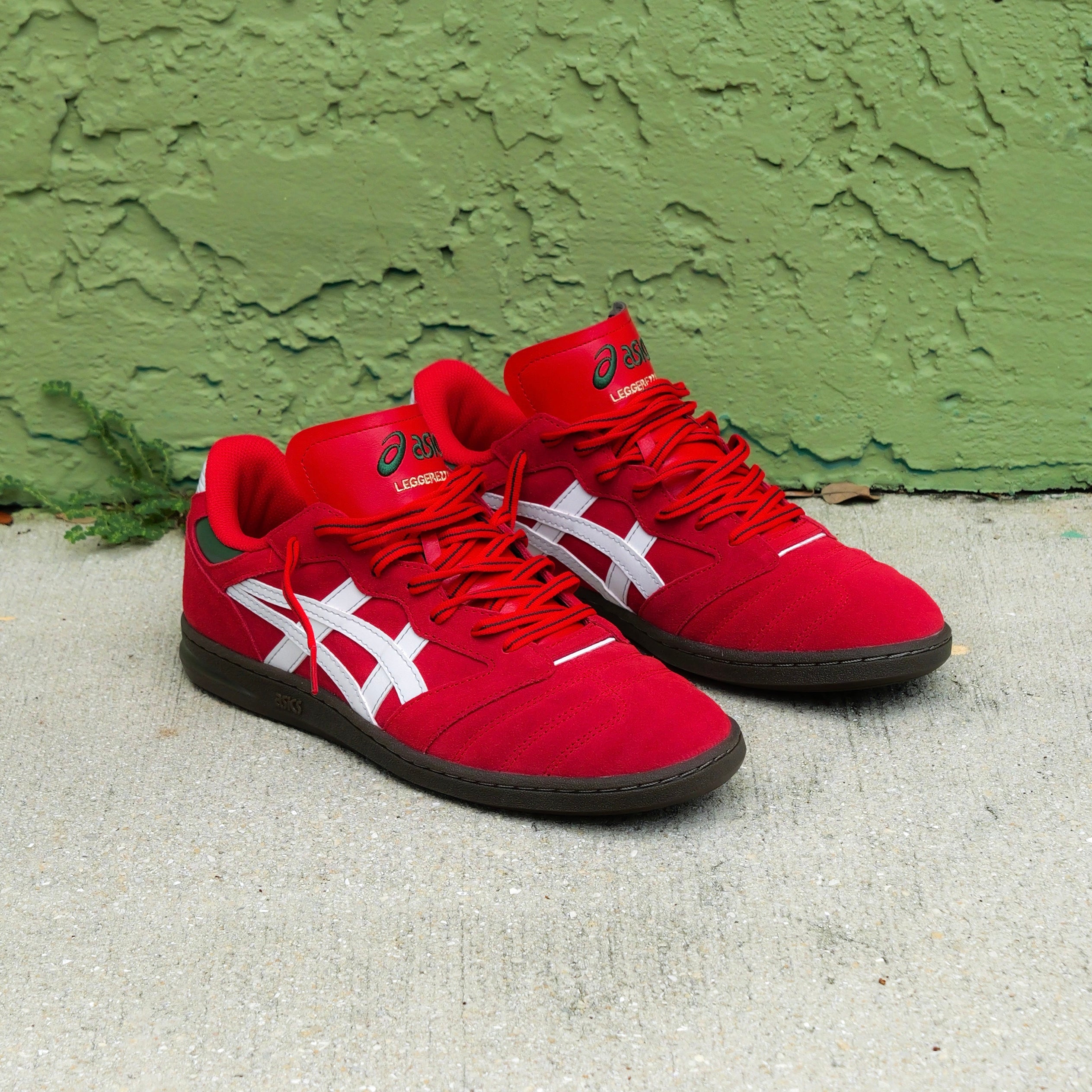 Mens Asics LEGGEREZZA ST (Classic Red/White)