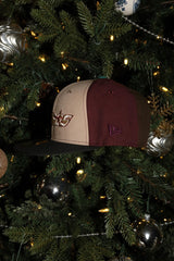 New Era Houston Astros Astrodome The Original Side Patch Fitted (Khaki/Maroon/Black)