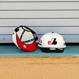 New Era Montreal Expos Stade Olympique 9FIFTY A-Frame Snapback-(Cream/Black)