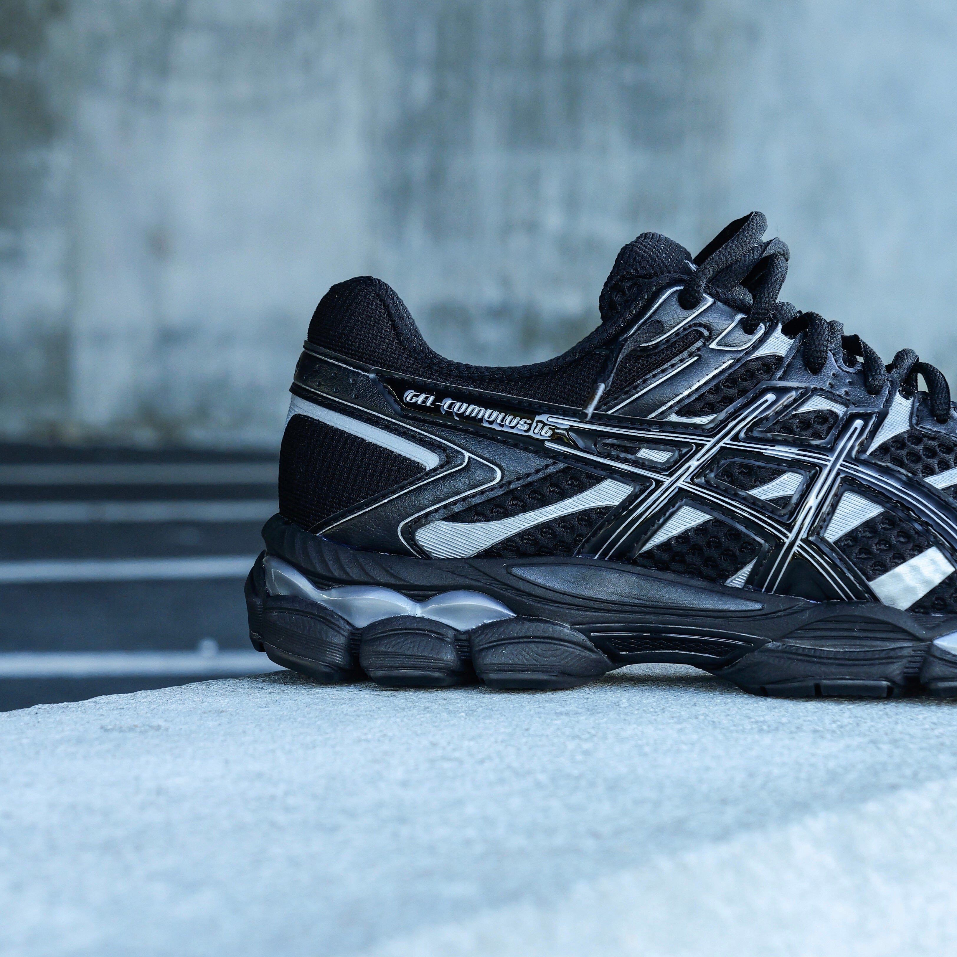 Mens Asics Gel-Cumulus 16 (Black/Black) - Asics