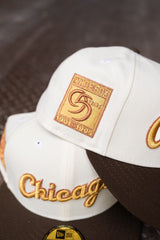 New Era Chicago White Sox 95th Anniversary Grey UV (Off White/Walnut) 59Fifty Fitted - New Era