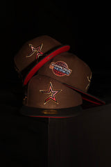 New Era Houston Astros 2005 World Series Side Patch Fitted (Walnut/Black) - ST New Era