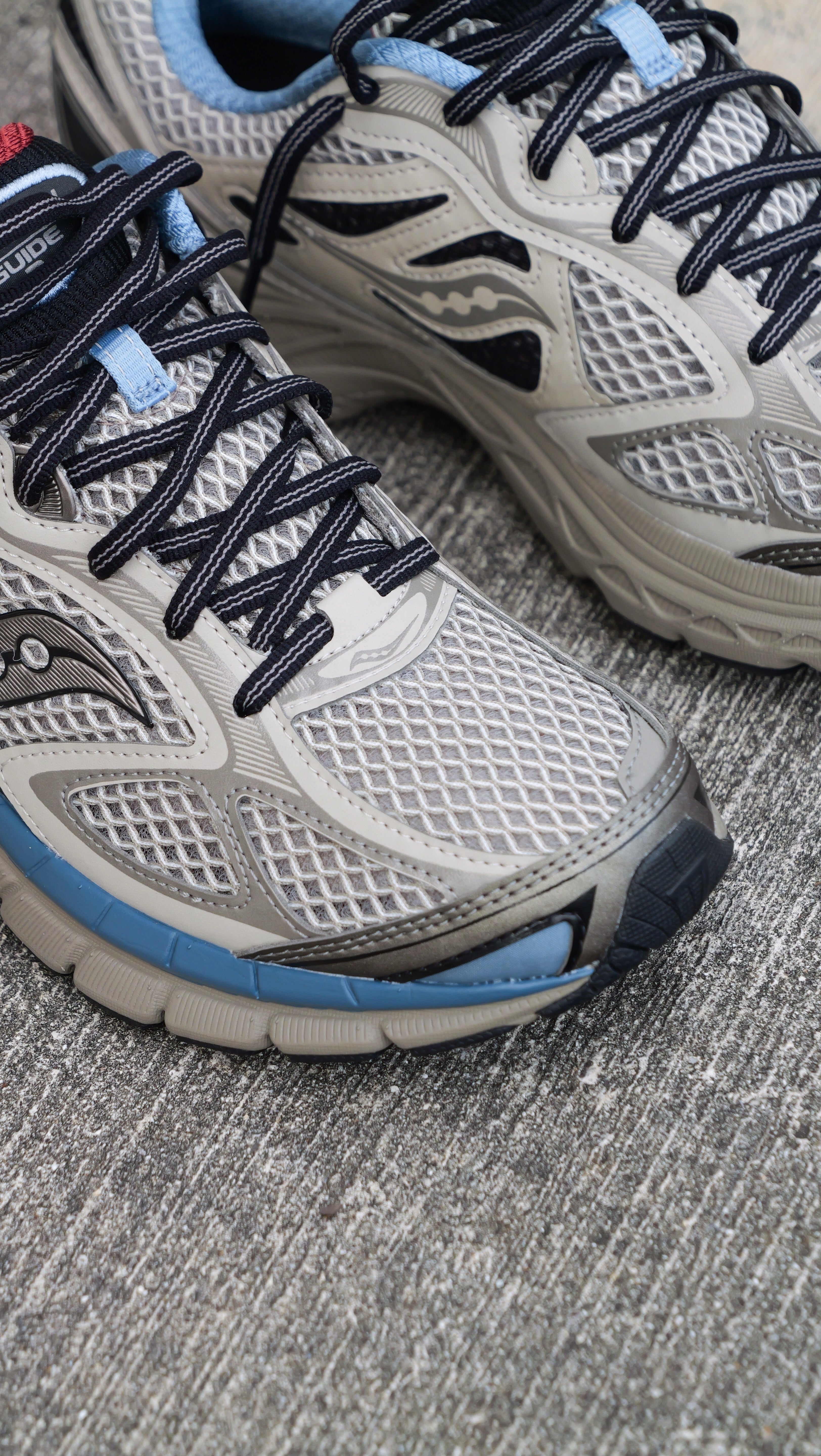 Mens Saucony ProGrid Guide 7 (Taupe/Black) - Saucony